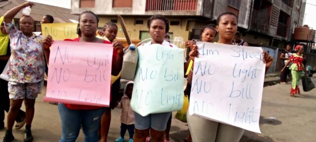 Port Harcourt Women Protest Poor Power Situation In Rivers