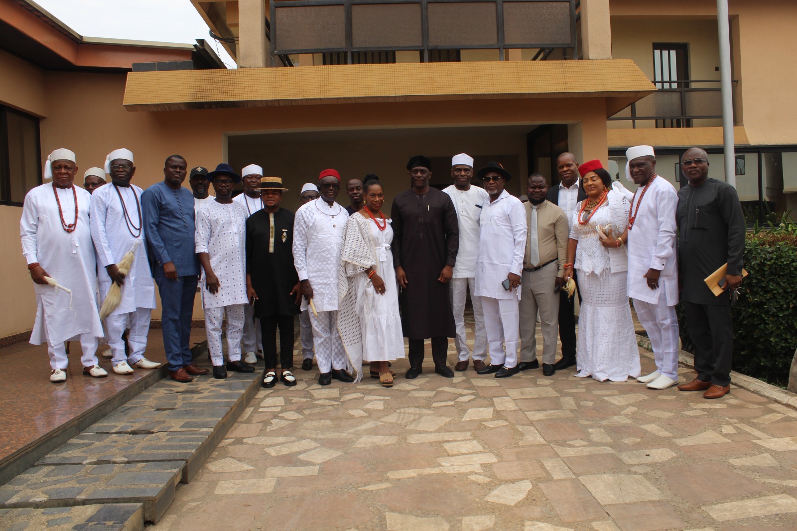 NDDC Chairman, Chiedu Ebie, Pays Condolence Visits To Asagba Of Asaba ...